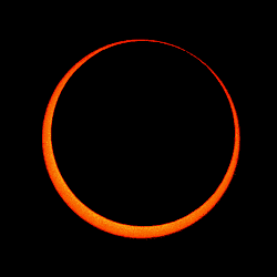 An annular eclipse